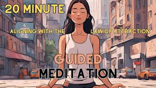 20 Minute Guided Meditation  Align with the Law Of Attraction  Attract Health Wealth amp Happiness [upl. by Porta67]