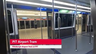 All Aboard The Pittsburgh Airport Pit Tram [upl. by Sivatnod]