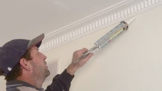 How To Caulk  Applying caulk using the water brush method [upl. by Ellertal18]