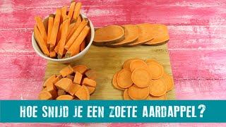 Hoe snijd je zoete aardappel [upl. by Zaccaria741]