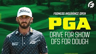 DRAFTKINGS PGA DFS FIRST LOOK THIS WEEK Farmers Insurance Open [upl. by Nybbor241]