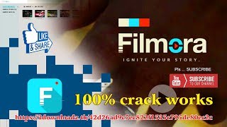 Wondershare Filmora 8702 with patch 100 working [upl. by Esiled]