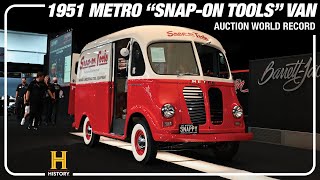 WORLD RECORD  1951 International Metro quotSnapOn Toolsquot ReCreation  BARRETTJACKSON 2022 LAS VEGAS [upl. by Oniluap113]