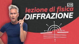 lezione di FISICA live sulla DIFFRAZIONE  teoria  esercizio svolto e commentato [upl. by Rosenwald]