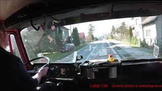 POV Driving Tatra 815 tipper  1987  Odvoz tatry ze servisu a přívěsu z STK [upl. by Ykceb]