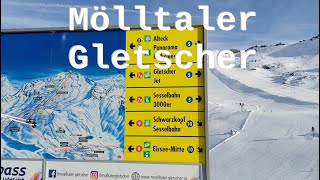 Skiing at 3000 m  Mölltaler Gletscher [upl. by Willms]