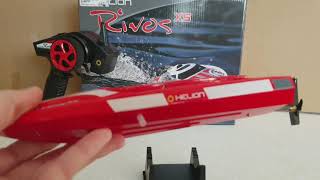 Helion Rivos XS RC boat review [upl. by Galan]