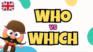 WHO vs WHICH  INGLÉS PARA NIÑOS CON MRPEA  ENGLISH FOR KIDS [upl. by Kacerek148]