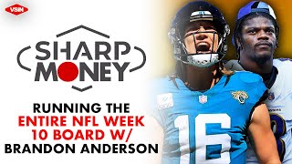 Previewing the NFL Week 10 Board with Handicapper Brandon Anderson [upl. by Reinald]