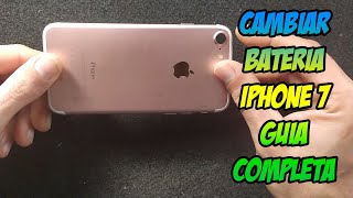 🔋🔋Como Cambiar bateria Iphone 7 Guia Completa📱📱 [upl. by Ahseka]