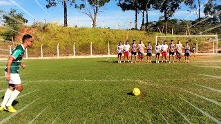 FALTA  TEVE GOLAÇO E EXPULSÃO  DESAFIOS DE FUTEBOL [upl. by Atnohsal]