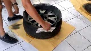 Plasti dipFOLIATEC HOW TO PAINT WHEELS WITH FOLIATEC SPRAY [upl. by Izzy]