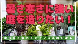 枯らしたくない！から選んだ「低木」と「宿根草」を花壇の主役にする [upl. by Bore]