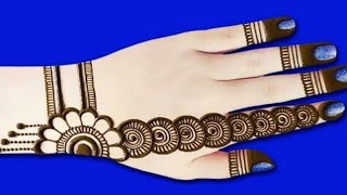 New mehndi design simple  Mehandi ka design  Mandhi digene  Madhi ke design  Mahandi ki digain [upl. by Naga772]