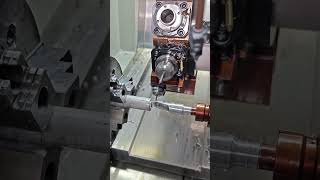 DS6146SY DualSpindle Lathe Aluminum Contour Machining amp Angle Drilling cnc cncprecision machine [upl. by Mou]