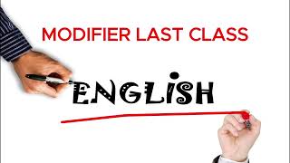 quotModifiers in English A Guide to Effective Writing for Class XIXIIquot [upl. by Linad]