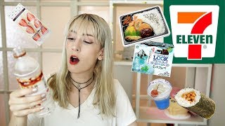 Eating Japanese 711 for 24 hours Vegetarian [upl. by Anifur]