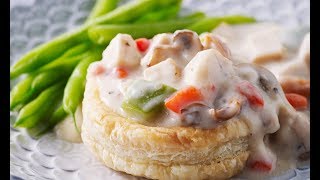 Recette VolauVent au Poulet ou dinde [upl. by Marc]