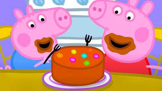 George Loves Chocolate Cake 🍰  Peppa Pig Official Full Episodes [upl. by Ofloda832]