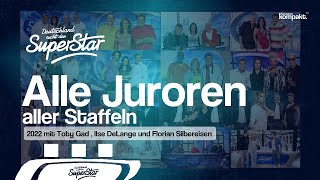 DSDS  Die Juroren aller Staffeln  2022 mit Florian Silbereisen Ilse DeLange und Toby Gad [upl. by Tobiah512]