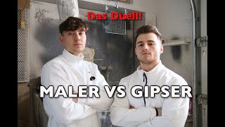 Maler vs Gipser Rauputz schnell auftragen [upl. by Ardiekal]