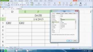 How to set automatic date change formula in excel sheet [upl. by Atteuqihc]