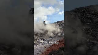 Un trail in mezzo alle fumarole Certo Mi trovo in Toscana a Monterotondo 😍 mtb downhill ebike [upl. by Barabbas951]