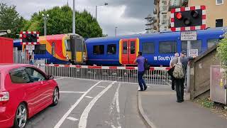 Misuse at Feltham Level Crossing London [upl. by Enaud83]