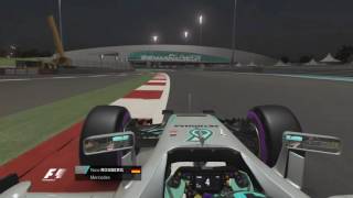 F1 2016 Rosberg Onboard Abu Dhabi [upl. by Accebar]