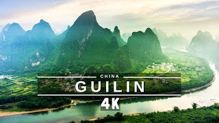 GUILIN CHINA 4K BY DRONE  CHINA TRAVEL  DREAM TRIPS [upl. by Kiersten913]