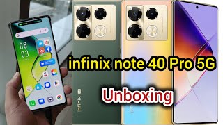 infinix note 40 Pro 5G mobile unboxing ll Com Official Vlog [upl. by Lichter]