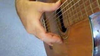 Flamenco guitar lesson  Golpe taps [upl. by Nahoj]