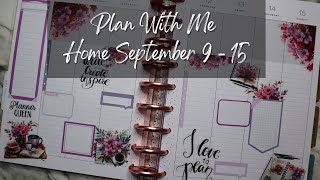 Plan With Me Home September 9  15 [upl. by Ydderf626]