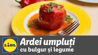 Ardei umpluti cu bulgur si legume • reteta Bucataria Lidl [upl. by Reifel]