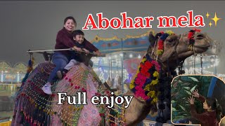 Ye mela hai sabse alag🥰 Abohar mela vlog🤩vineetachhabra4762 [upl. by Aneleve]