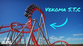 Vekoma STC Concept  Planet Coaster [upl. by Hollah296]