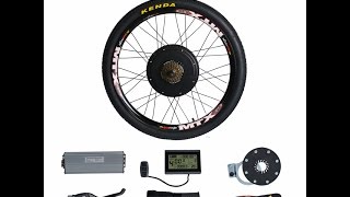 Passion ebike Newest 26 inch 29inch 48V 1500W rear hub motor  bike conversion kit user manual [upl. by Esinej251]