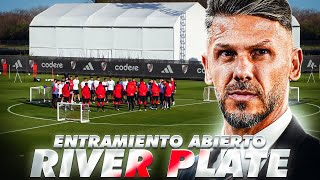 ¡ENTRENAMIENTO ABIERTO RIVER Y REFUERZOS [upl. by Venezia]