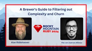 A Brewers Guide to Filtering out Complexity and by Alan Ridlehoover and Fito von Zastrow Alfonso [upl. by Sesiom]