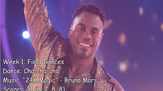 Rashad Jennings  All Dancing With The Stars Performances [upl. by Dafna]