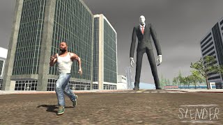 Franklin Fight Slender Man in Indian Bike Driving 3D [upl. by Ahsino]