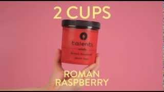 Tahitian Vanilla Bean  Roman Raspberry Milkshake in 15 Seconds [upl. by Tuorah]