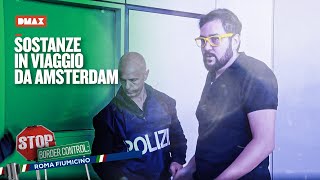 Un uomo che fa sempre avanti e indietro con Amsterdam viene fermato  Stop Border Control Fiumicino [upl. by Shotton204]