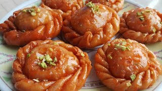 Diwali special Chandrakala sweet recipe Hindi [upl. by Notled8]