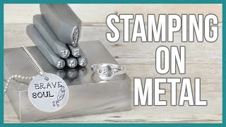 How to Stamp on Metal Metal Stamping for Beginners  Beaducationcom [upl. by Marcos837]