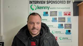 Colls 10 Mossley  Post Match Interview Michael Clegg  5102024 [upl. by Namqul]