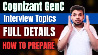 Cognizant GenC Interview Questions  How to Prepare for Cognizant GenC Interview  Cognizant Hiring [upl. by Lenahtan]