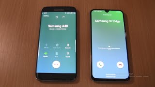 Over the Horizon Incoming call amp Outgoing call at the Same Time Samsung Galaxy S7 edgeA40 [upl. by Soll226]