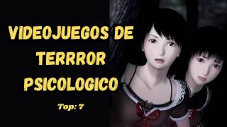 7 VIDEOJUEGOS DE TERROR PSICOLOGICO PARA HALLOWEEN 😨 [upl. by Tyson217]