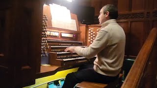 RachmaninoffVierne Prélude in CSharp Minor Op 3 No 2  Princeton University Chapel rehearsal [upl. by Garland652]